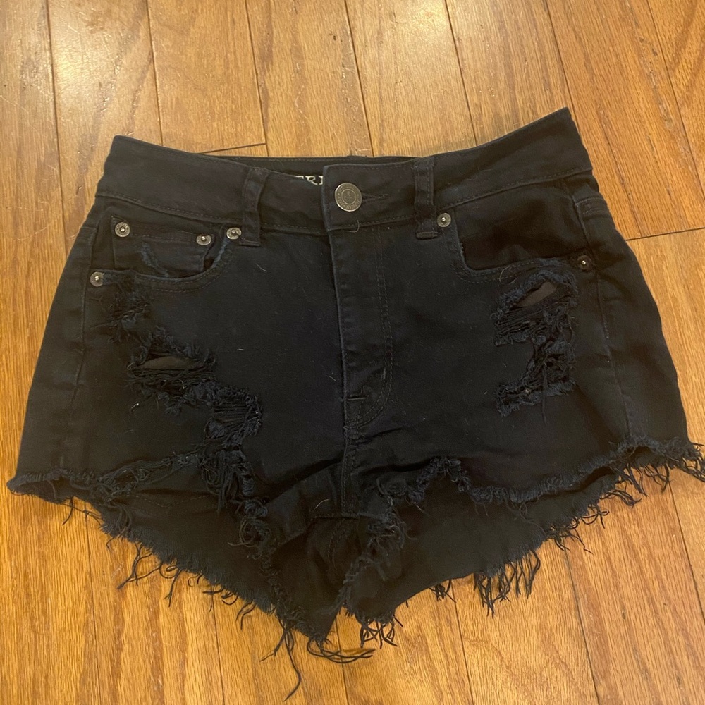 Black American Eagle Shorts